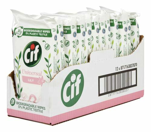 Cif Lingettes Nettoyants Biodégradable Pink Lilly