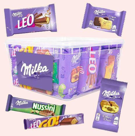 Milka Maandpakket koekjes met chocolade (28 stuks)