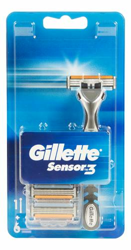 Gillette Sensor 3 Appareil + 6 lames