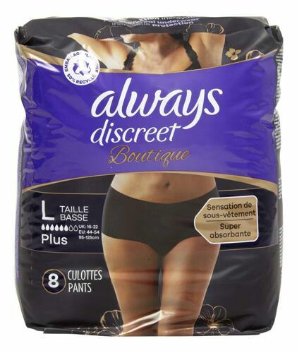 Always Discreet Boutique Culottes Taille Basse L
