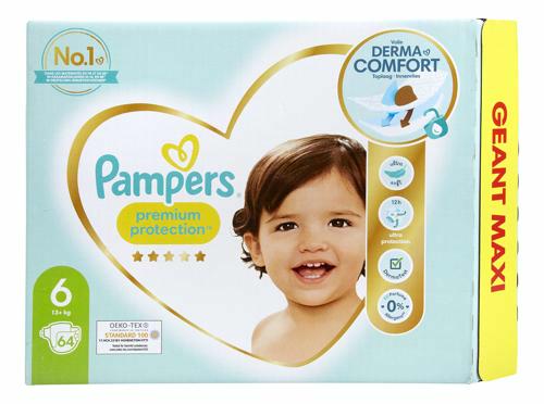 Pampers Luiers Premium Protection 6