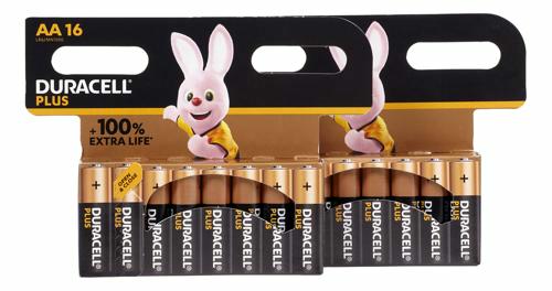 Duracell Plus Alkaline Batterijen AA (100% extra life)