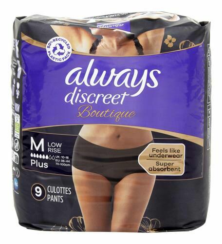 Always Discreet Boutique Pants Plus Black M