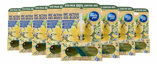 Ambi Pur Bloc WC Gel Actif Citron & Jasmin