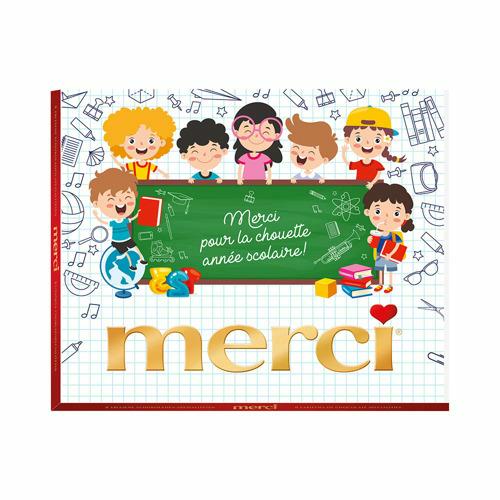 Merci "Merci pour la chouette année scolaire!" - Merci Finest Selection Assorti chocolat - 8 goûts - 250g