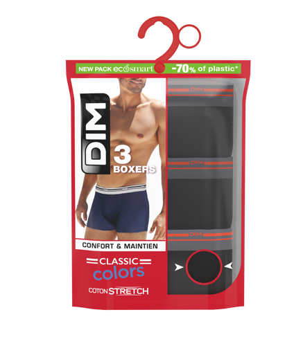Dim Boxershort Noir Taille 4