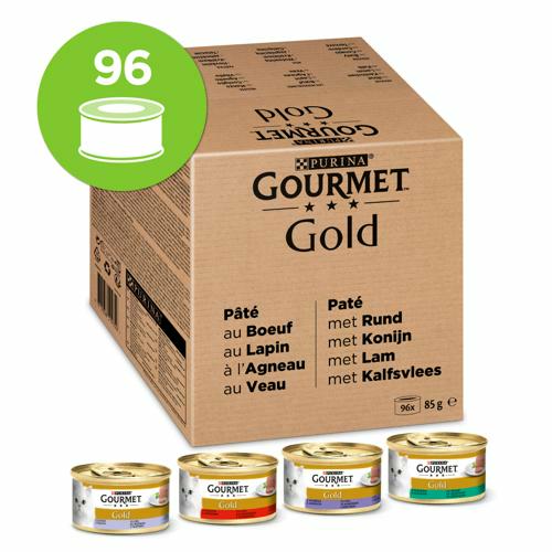 Purina Gourmet Gold Mousse Boeuf-Lapin-Agneau-Veau