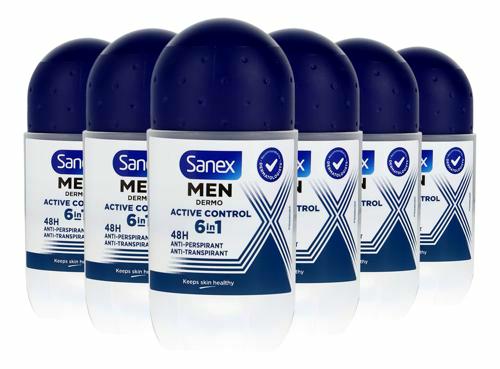 Sanex Men Deo Roll On Active Control 6en1 48h