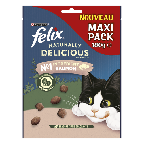 Purina Felix Friandises pour Chat Naturally Delicious Saumon